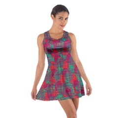 Decorative Abstract Art Cotton Racerback Dress