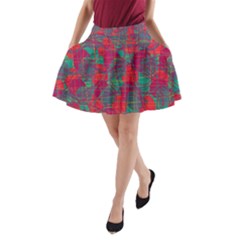 Decorative Abstract Art A-line Pocket Skirt