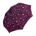 Magenta abstract art Folding Umbrellas View2