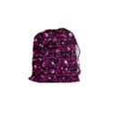 Magenta abstract art Drawstring Pouches (Small)  View1