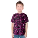 Magenta abstract art Kids  Cotton Tee View1