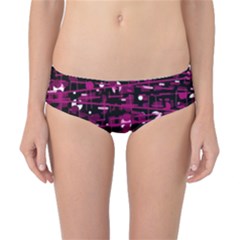 Magenta Abstract Art Classic Bikini Bottoms