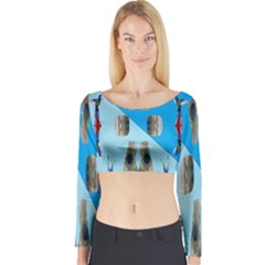 Imagesf4rf4olik Long Sleeve Crop Top by MRTACPANS