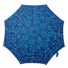 Blue Decorative Art Hook Handle Umbrellas (small)