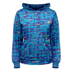 Blue Decorative Art Women s Pullover Hoodie