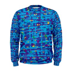 Blue Decorative Art Men s Sweatshirt