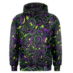 Purple And Yellow Decor Men s Pullover Hoodie