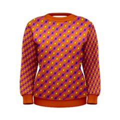 Vibrant Retro Diamond Pattern Women s Sweatshirt