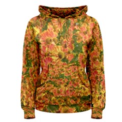 Helenium Flowers And Bees Women s Pullover Hoodie by GiftsbyNature