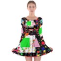 Colorful facroty Long Sleeve Skater Dress View1