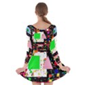 Colorful facroty Long Sleeve Skater Dress View2