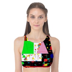 Colorful Facroty Tank Bikini Top