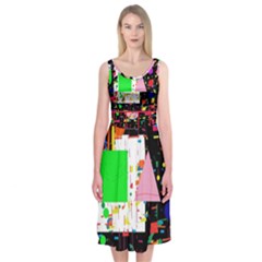 Colorful Facroty Midi Sleeveless Dress