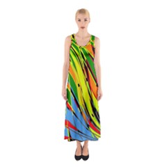 Jungle Sleeveless Maxi Dress