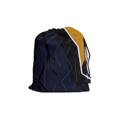 Digital Abstraction Drawstring Pouches (medium) 