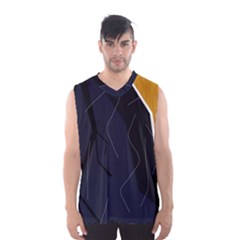 Digital Abstraction Men s Basketball Tank Top