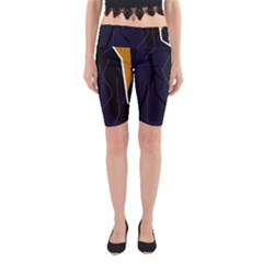 Digital Abstraction Yoga Cropped Leggings