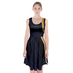 Digital Abstraction Racerback Midi Dress