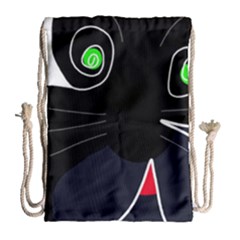 Big Cat Drawstring Bag (large)