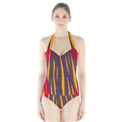 Fire Halter Swimsuit