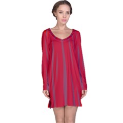 Hot Lava Long Sleeve Nightdress by Valentinaart