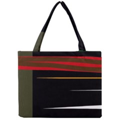 Colorful Lines  Mini Tote Bag