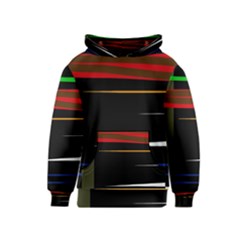 Colorful Lines  Kids  Pullover Hoodie