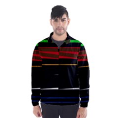 Colorful Lines  Wind Breaker (men) by Valentinaart