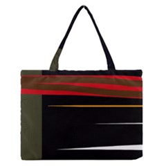 Colorful Lines  Medium Zipper Tote Bag