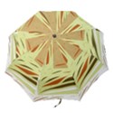 Brown decorative design Folding Umbrellas View1