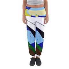 Paper Airplane Women s Jogger Sweatpants by Valentinaart