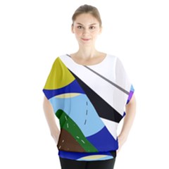 Paper Airplane Blouse