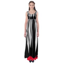 Black Forest Empire Waist Maxi Dress