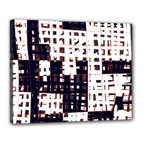 Abstract City Landscape Canvas 20  X 16  by Valentinaart