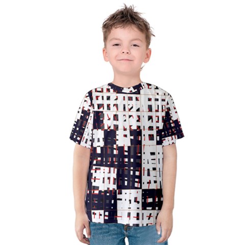 Abstract City Landscape Kids  Cotton Tee by Valentinaart