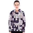 Abstract city landscape Women s Zipper Hoodie View1