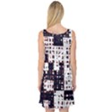 Abstract city landscape Sleeveless Satin Nightdress View2