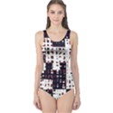 Abstract city landscape One Piece Swimsuit View1