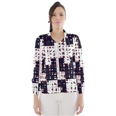 Abstract City Landscape Wind Breaker (women)