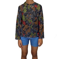 Autumn Colors  Kids  Long Sleeve Swimwear