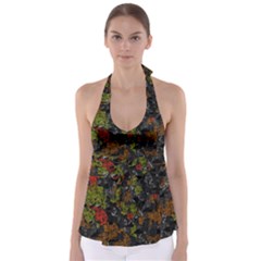 Autumn Colors  Babydoll Tankini Top