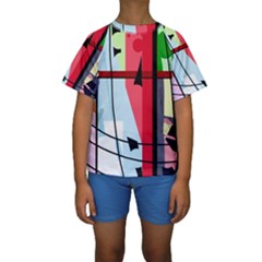 Window Kids  Short Sleeve Swimwear