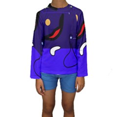 Night Duck Kids  Long Sleeve Swimwear