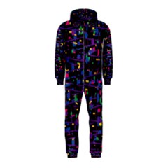 Purple Galaxy Hooded Jumpsuit (kids) by Valentinaart