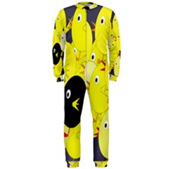 Yellow Flock Onepiece Jumpsuit (men)  by Valentinaart