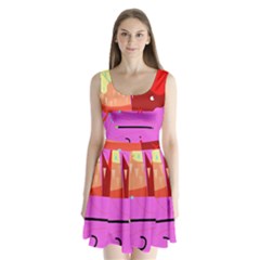 Mythology  Split Back Mini Dress 