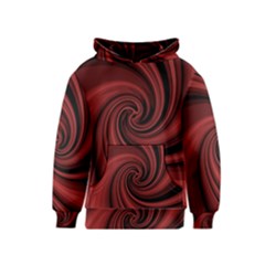 Elegant Red Twist Kids  Pullover Hoodie by Valentinaart