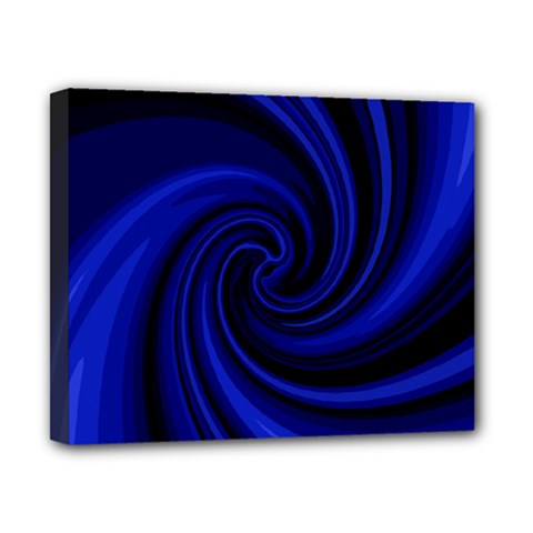 Blue Decorative Twist Canvas 10  X 8  by Valentinaart