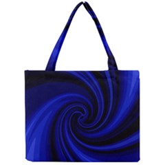 Blue Decorative Twist Mini Tote Bag by Valentinaart