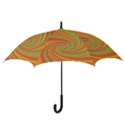 Green and orange twist Hook Handle Umbrellas (Medium) View3